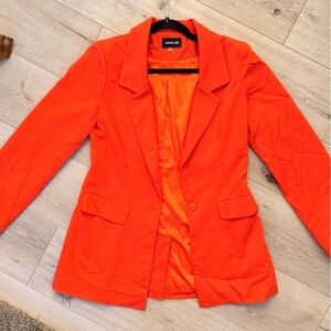 Sugarlips Vibrant Orange Trench Coat